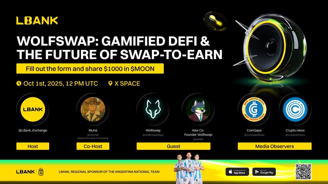 LBank AMA session: Wolfsgame and the future of swap-to-earn