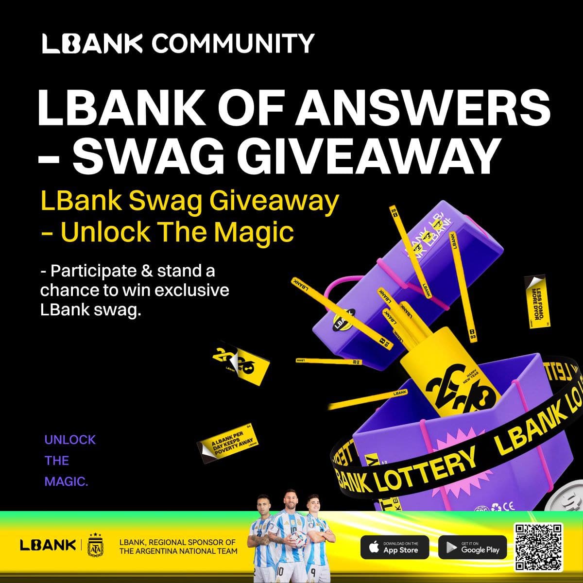 LBank Book of Answers Swag Giveaway
