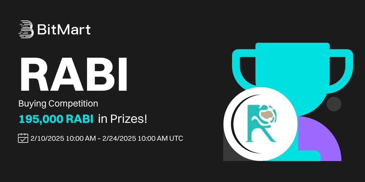 BitMart RABI Buying Competition — 195,000 RABI in Prizes